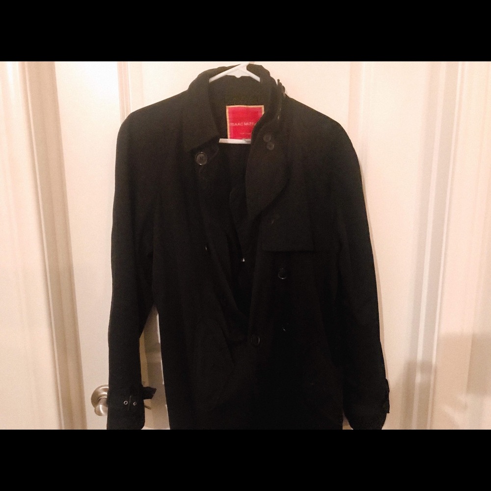Black trench coat